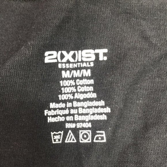 2(X)IST ESSENTIAL COTTON V-NECK T-SHIRT - Picture 4 of 4